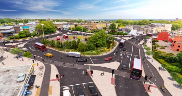 Lea bridge kavşağına yeni düzenleme